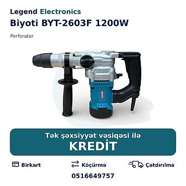 acar desti: Elan başlığı: Perforator Biyoti BYT-2603F 1200W Elan mətni: Biyoti — 1
