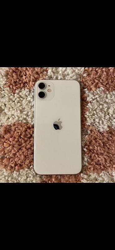 apple studio: IPhone 11, Новый, 128 ГБ, Белый, Зарядное устройство, Защитное стекло, Чехол, 84 % — 1