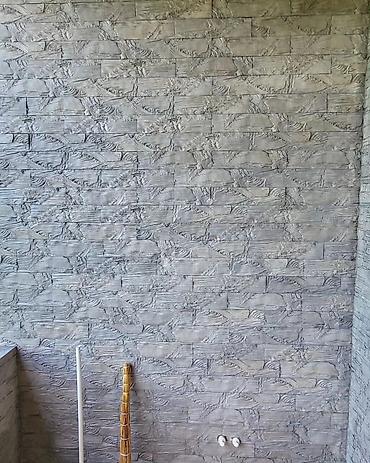 plastik qapi pencere islenmis: Dekorativ daş — 3