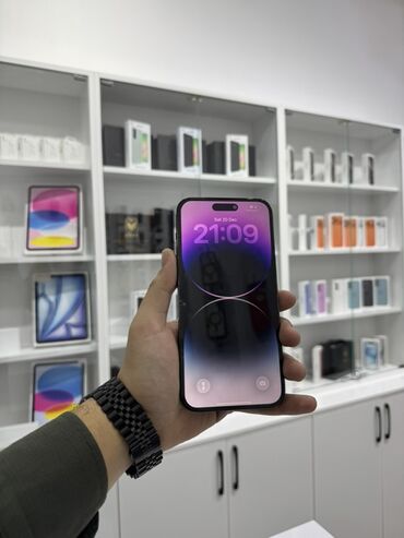 Apple iPhone: IPhone 14 Pro Max, 256 GB, Qara, Zəmanət, Face ID — 12