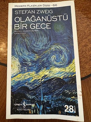 klasik gitara: Məhsul: Kitab – “Olağanüstü Bir Gece” (Stefan Zweig) Seriya: Modern — 1