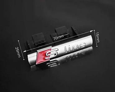 Auto delovi, gume i tjuning: Audi S line, Sline znak - komplet Audi. Komplet novih znakova S line — 4
