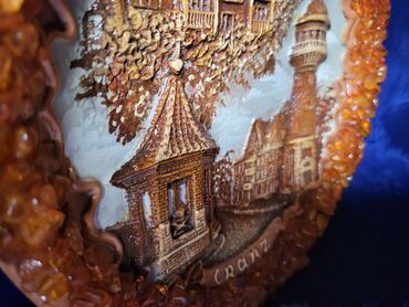 Slike i ramovi: Tanjir za zid nov,vintaz ruski kompletan rucni rad. Tanjir — 7