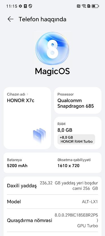 mobil wifi: Honor X7c, rəng - Qara — 3