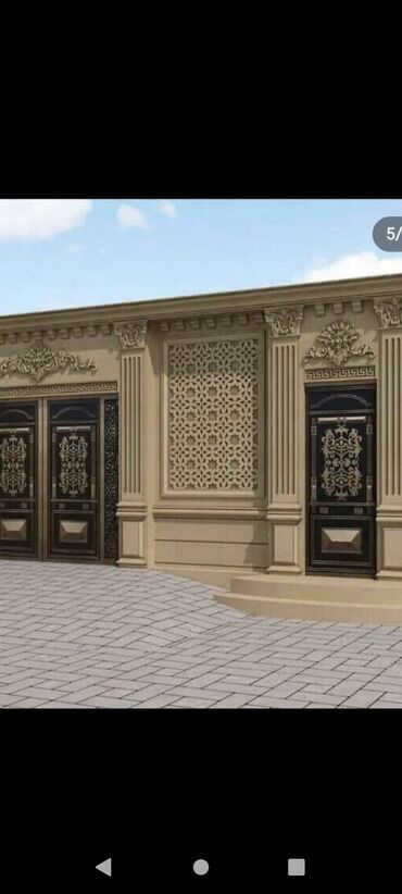 Fasad işləri: Fasad daş işləmələri və dekorativ elementlərin hazırlanması və — 11