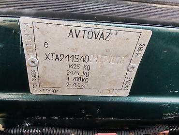 VAZ (LADA): VAZ (LADA) 2115 Samara: 1.5 l | 2008 il 175000 km Sedan -da lalafo.az — 8 VAZ (LADA): VAZ (LADA) 2115 Samara: 1.5 l | 2008 il 175000 km Sedan — 8
