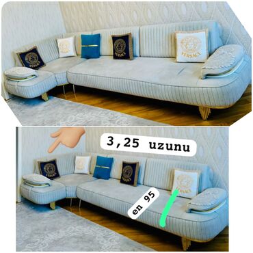 işlənmiş künc divanları: Угловой диван, Б/у, Платная доставка