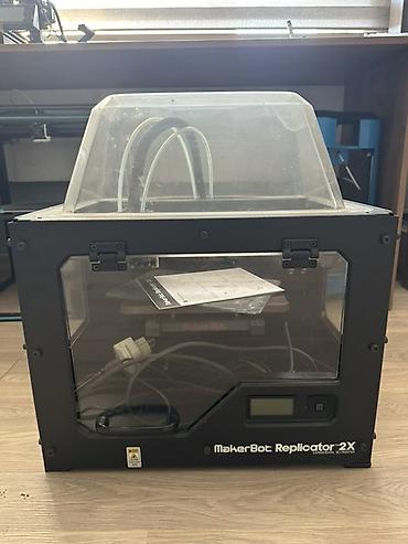 kart printer: MakerBot Replicator 2X 3D printer - İki ekstruderli FDM — 1