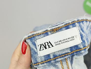 jeansy mango: Zara, Szorty damskie, rozmiar M — 4