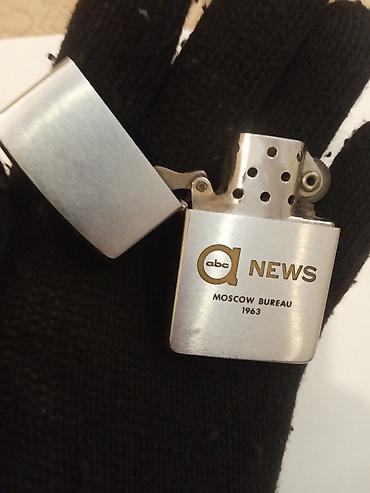 tar: ZIPPO vintaj alışqan ABC News “Moscow Bureau 1963” gravürü ilə — 6