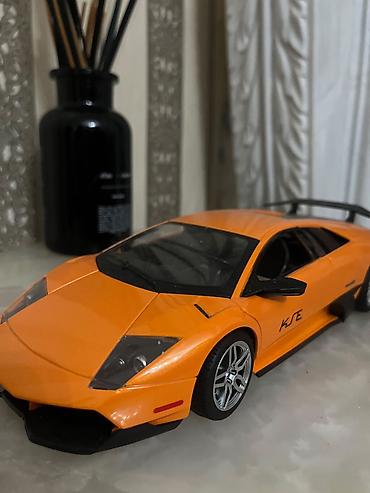 Спорт и хобби: Model avtomobil – portağal rəngli idman kupe (Lamborghini tərzində) - — 2