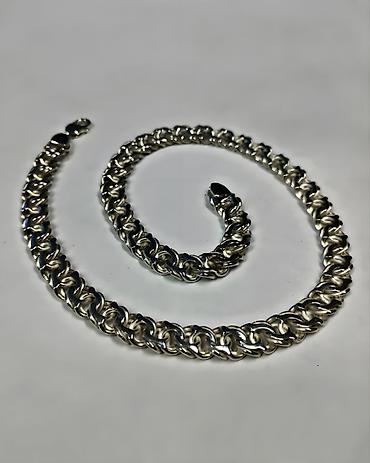 Серебряные цепочки: Браслет Питон 80 гр Ручная работа Серебро 925 проба Делаем на Заказ — 6