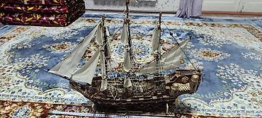 Искусство и коллекционирование: Декоративная модель парусного корабля ручной работы - Большая — 7