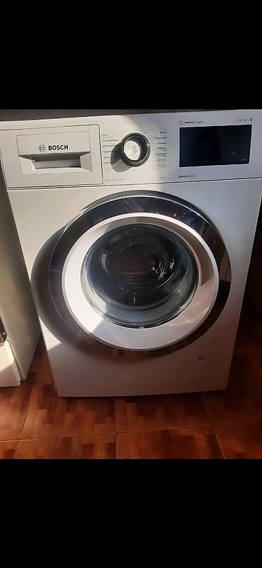 Bosch Serie 6 paltaryuyan maşın - Ön yükləməli, paslanmayan polad