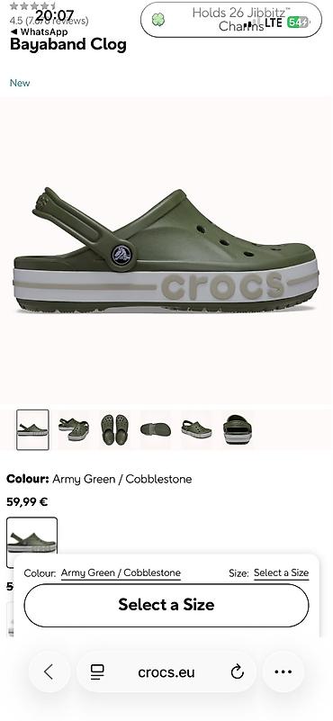 Crocs Bayaband Clog – Army Green/Cobblestone rəngində - İkonik Crocs