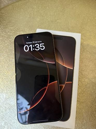 IPhone 17 Pro Max, 256 GB, Desert Titanium, Simsiz şarj