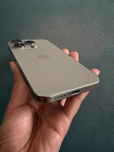 IPhone 15 Pro, Natural Titanium lalafo.az -da IPhone 15 Pro, Natural Titanium