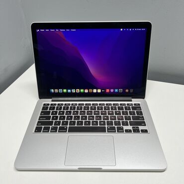 ноутбук macbook pro: Ноутбук, Apple, 8 ГБ ОЗУ, Intel Core i5, 13.3 ", Б/у, Для работы, учебы, память SSD
