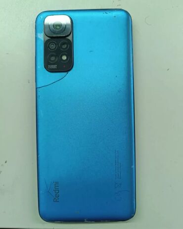 telefon 20 azn: Xiaomi Redmi Note 11, 128 ГБ, цвет - Синий, 
 Отпечаток пальца, Две SIM карты, Face ID