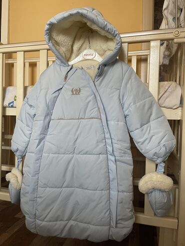 зимнее пальто: Детский зимний конверт Турецкого бренда Monna Rosa 6-12 месяцев 74-80