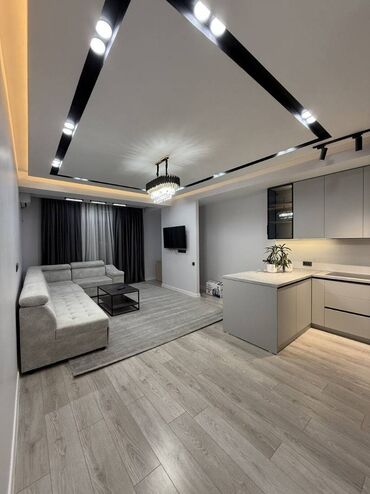 дом под бизнес бишкек: 3 комнаты, 83 м², Элитка, 11 этаж, Евроремонт