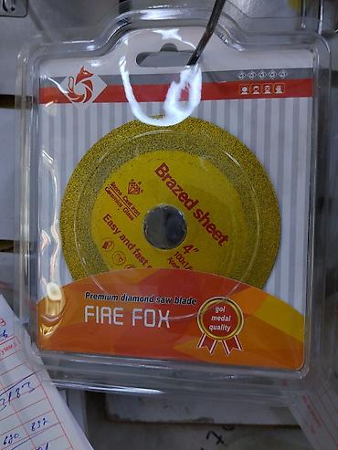 diamond: Алмазный отрезной диск FIRE FOX, 4" - Тип: Premium diamond saw blade — 1