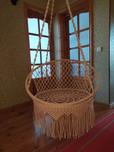 Kreslolar: Asma yelləncək kreslo - Forma: dairəvi səbət tipli - Rəng — 10