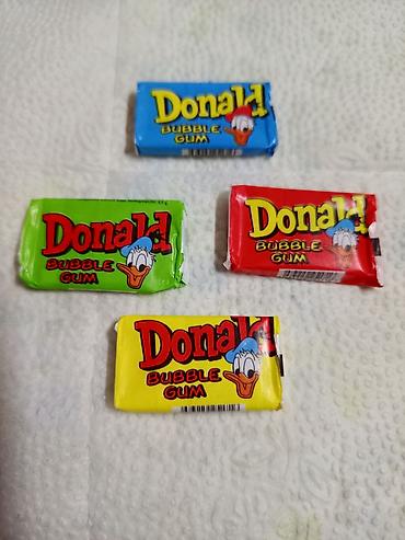 şokolad: Məhsul: Donald Bubble Gum – saqqız Təsvir: - Klassik “Donald Bubble — 2