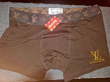 Čarape i donji veš: Gaće, XL (EU 54), Louis Vuitton, bоја - Braon, Pamuk — 4
