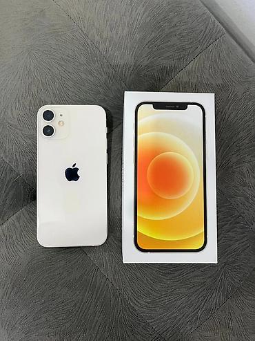 Apple iPhone: IPhone 12, 128 GB, Ağ, Zəmanət, Simsiz şarj, Face ID — 1