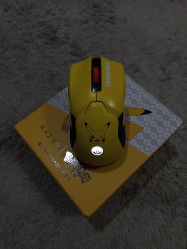 Аксессуары для ПК: Срочно продаю беспроводную мышку Razer ultimate pocemon edition с