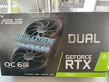 Видеокарта для ПК, Б/у, Asus, GeForce RTX, 6 ГБ