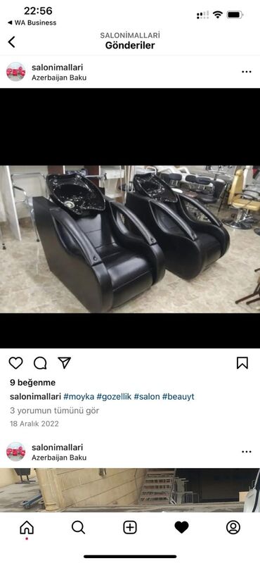Saç yumaq üçün moykalar