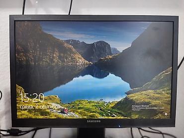 бишкек мониторы: Монитор, Samsung, Колдонулган, LED, 23" - 24" — 1