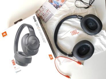 наушники с микрофоном: Б/у Беспроводные (Bluetooth) Наушники, JBL, цвет - Черный