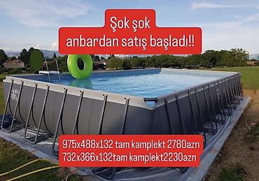 hovuz kreditle: Yeni Karkas hovuzu Intex, 9.1 - 10 m, ≥ 5001 l — 1