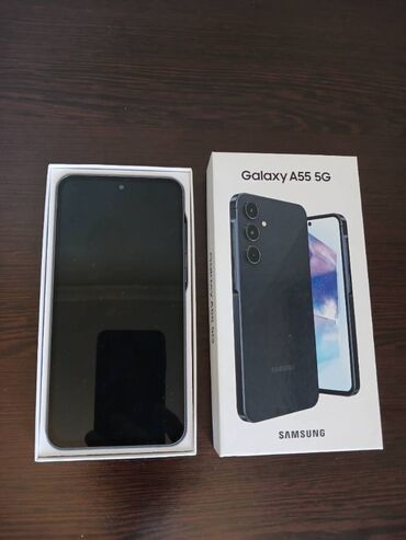samsung корейская копия: Samsung Galaxy A55, 256 ГБ, цвет - Синий, Две SIM карты