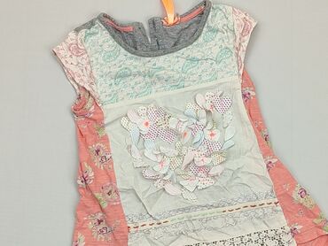 koszula z haftem kwiaty: Koszulka, Next, 3-4 lat, 98-104 cm, stan - Zadowalający