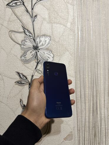 Xiaomi: Xiaomi Redmi Note 7, 32 GB, rəng - Göy, 
 Barmaq izi