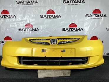 Бамперы: Передний Бампер Honda 2006 г., Б/у, цвет - Желтый, Оригинал