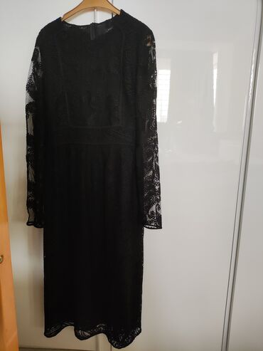 зара платье: S (EU 36), цвет - Черный