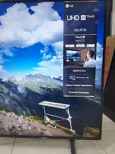 ТВ и видео: Б/у Телевизор LG LED экран 55" 4K (3840x2160), Платная доставка — 2