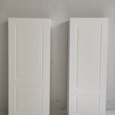 qapi modelleri: Ağ rəngli MDF qapı panelləri - Klassik panelləmə: biri ikiqat panel