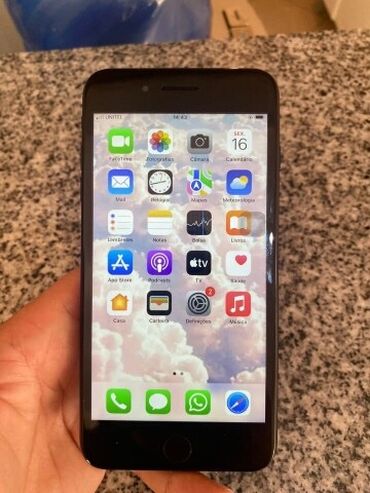 iphone 7 ekran: IPhone 7 Plus, 32 GB, Jet Black, Face ID