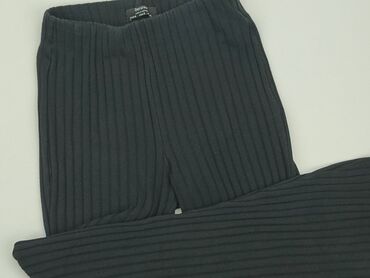 t shirty d: Material trousers, Bershka, S (EU 36), condition - Good