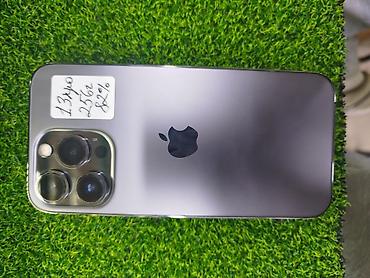 телефон 13 про айфон: IPhone 13 Pro, 256 ГБ АКБ 82% - Цвет: графитовый (серый) - Память — 1