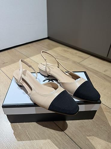 Женская обувь: Туфли, 37, Chanel, Новый, цвет - Бежевый, Самовывоз, Платная доставка — 1