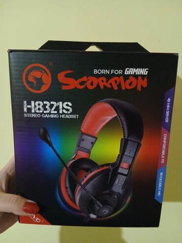 ta peći niš: *Prodajem* Scorpion gaming H8321S slušalice sa mikrofonom Ispravne