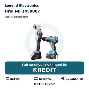 desmal sixan: Elan başlığı: Drel NB 1459887 Elan mətni: Legend Electronics təqdim — 1