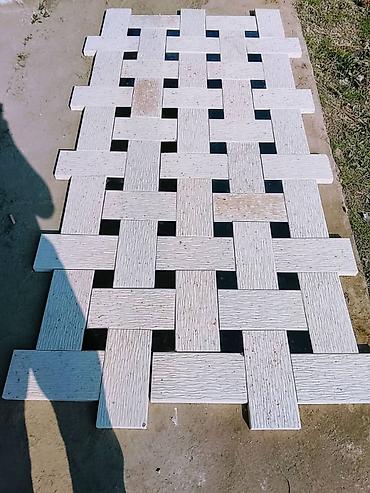 Тротуарная плитка: Тротуарная плитка (разные узоры и размеры) - Материал: вибролитая — 11